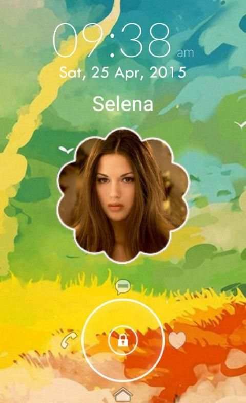 My Photo & Name Lock Screen screenshot 1