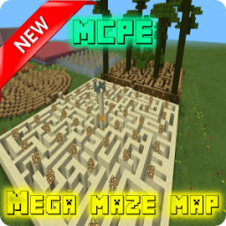 Mega maze map for Minecraft PE иконка