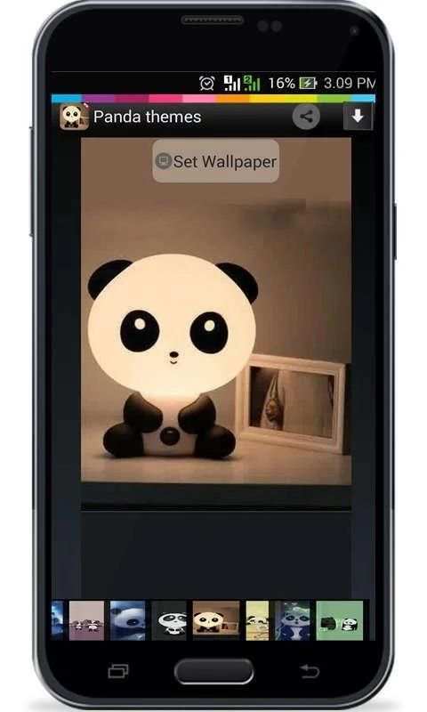Tema Panda Android screenshot 6