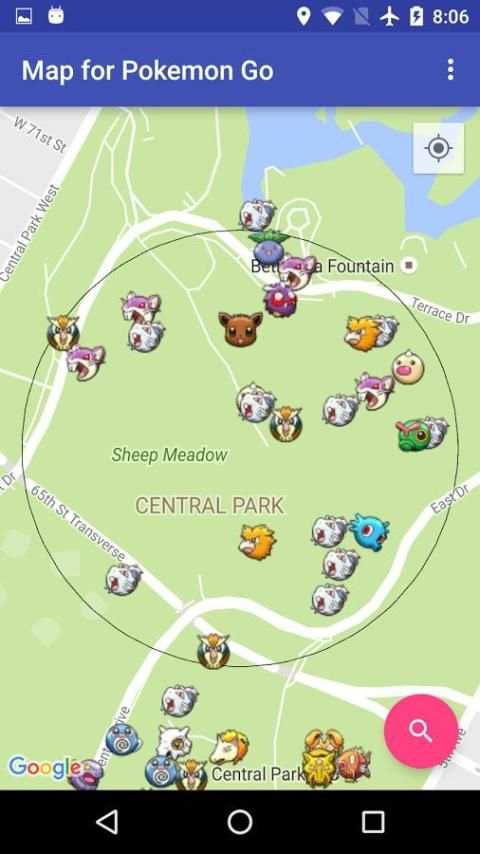 Map for Pokemon Go 4 تصوير الشاشة