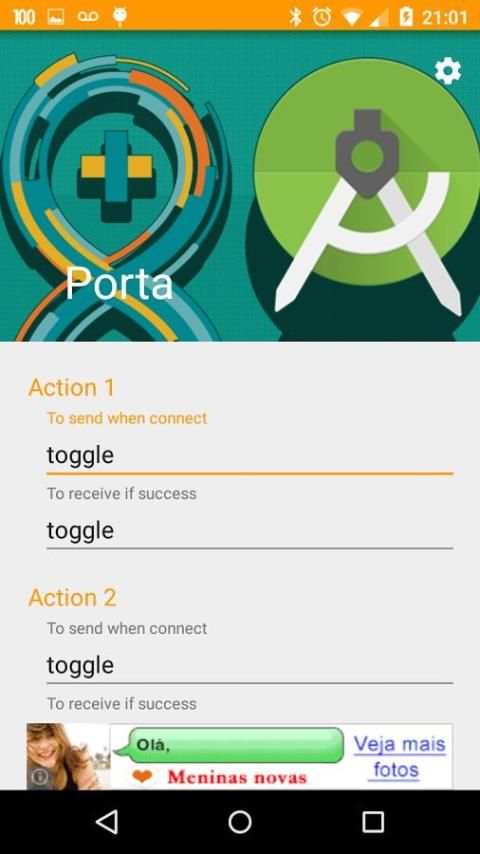 Porta - Bluetooth & Arduino screenshot 1