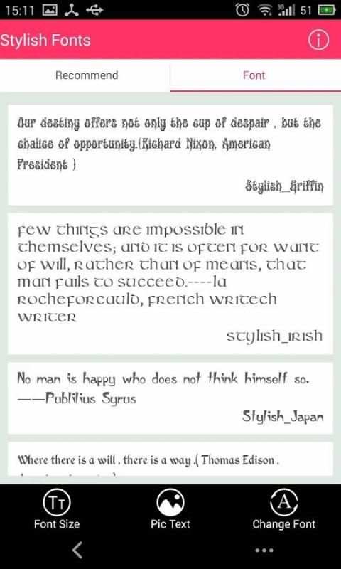 Stylish Font 2 تصوير الشاشة