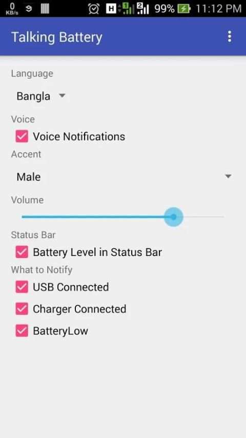 Bangla Talking Battery screenshot 1