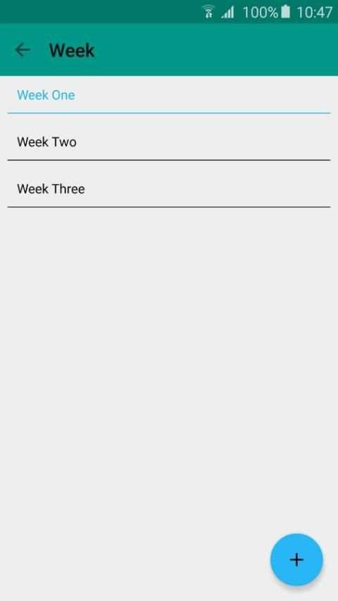 Schedule screenshot 5