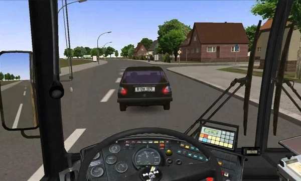 Racing In Bus 3D 1 تصوير الشاشة