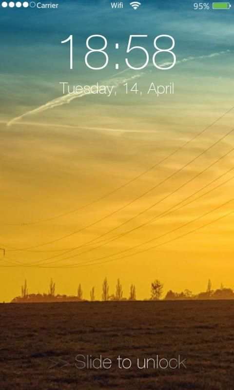 Lock Screen for Iphone 6 9 تصوير الشاشة