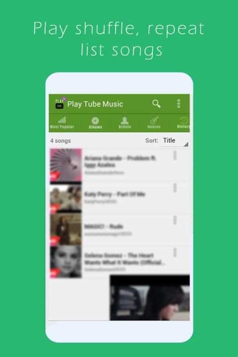 Play Tube Music screenshot 1