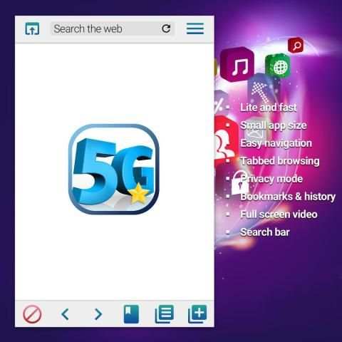 5G Browser: Fast on 4G LTE screenshot 1