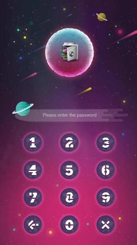 AppLock Theme Planet screenshot 3