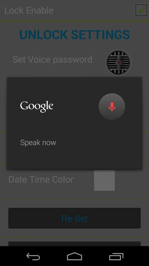  Voice Screen Lock screenshot 6