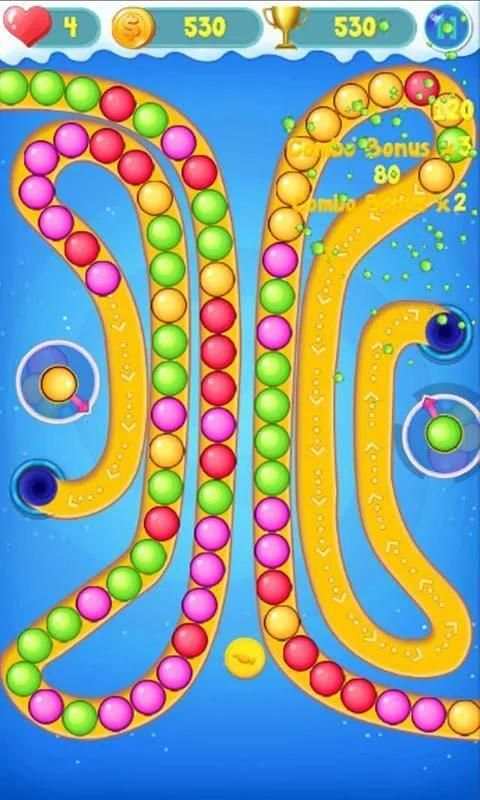 Candy Marble Blast स्क्रीनशॉट 1
