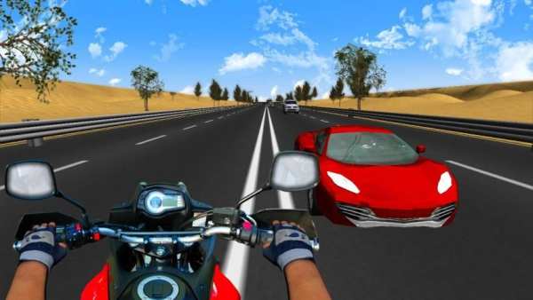 Гонки Moto трафика Rider 2016 скриншот 1