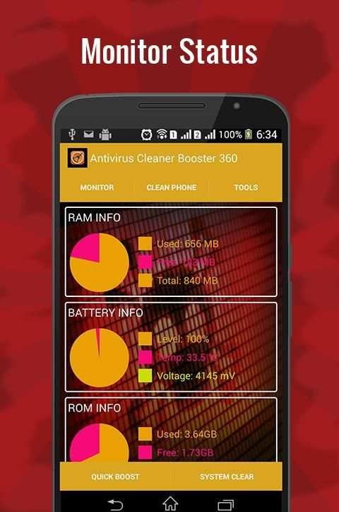 Antivirus Cleaner Booster 360 screenshot 5