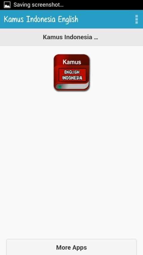 Kamus Indonesia English скриншот 1