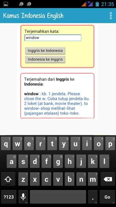 Kamus Indonesia English скриншот 4
