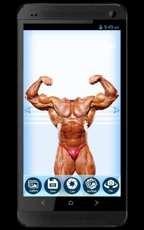 Body Builder Photo Suit स्क्रीनशॉट 1