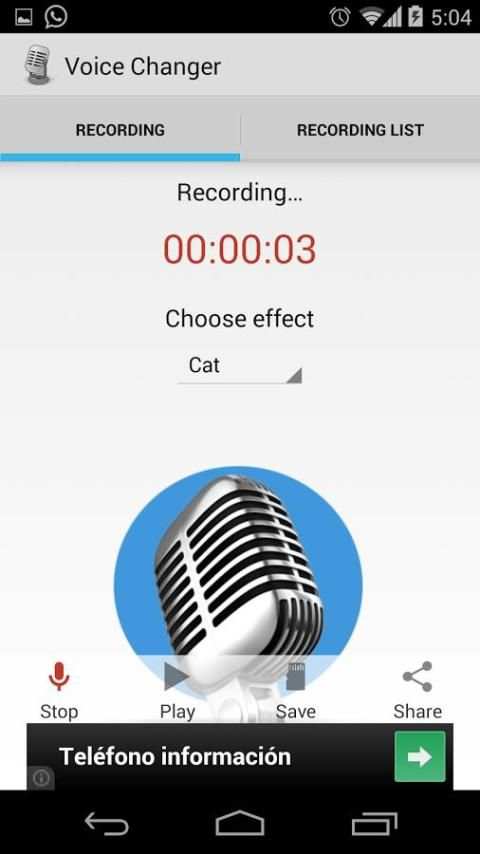 Funny Voice Changer screenshot 1
