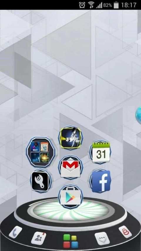 Pale 3D Launcher & Locker screenshot 3