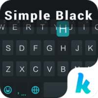 Simple Black Keyboard Theme on 9Apps