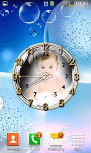 My Photo Clock Live Wallpaper screenshot 1