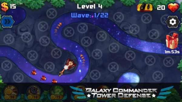 Galaxy Commander Tower defense screenshot 1