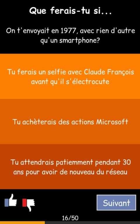 Que Feriez-Vous Si ? screenshot 3