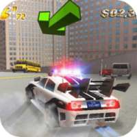 Crazy Speed Police Car Driver