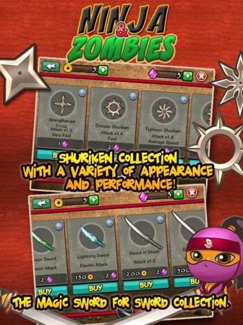 Ninja and Zombies screenshot 3