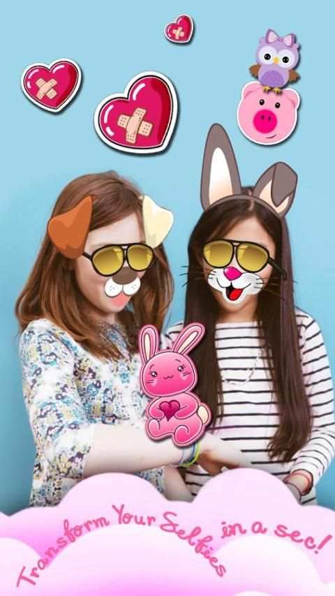 Cute Face Swap Photo Stickers screenshot 3