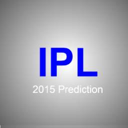 IPL 2015 Prediction 1.0