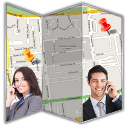 TrueCall Mobile Locator on Map icon