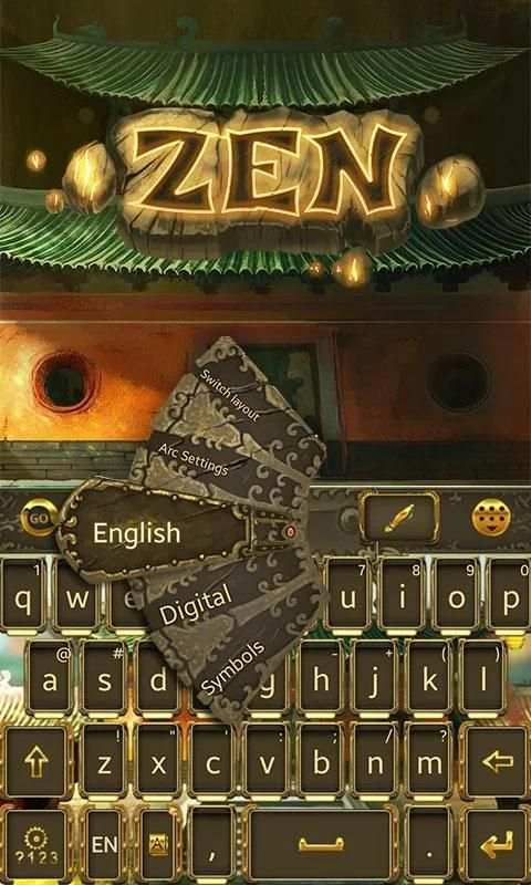 Zen GO Keyboard Theme & Emoji स्क्रीनशॉट 4