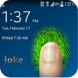 Lock screen fingerprint joke иконка