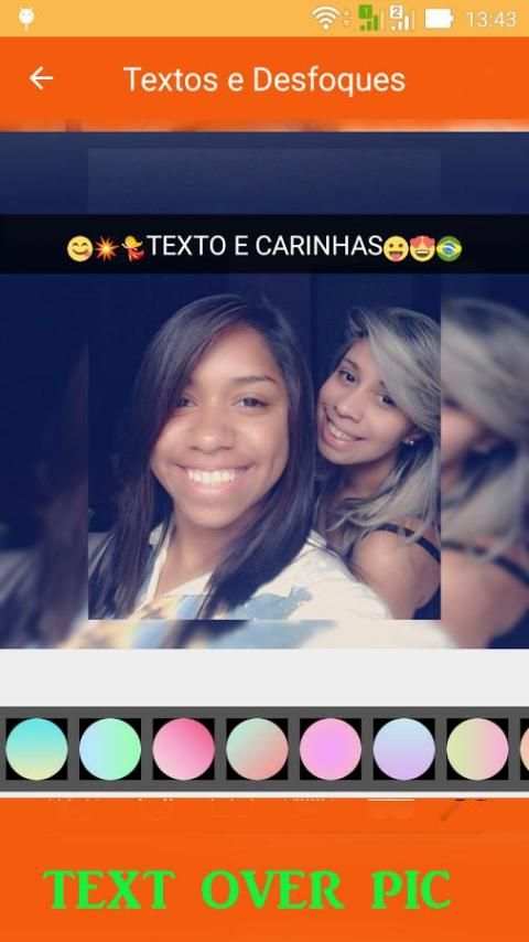Desfocar Fundo e Carinhas Snap screenshot 1