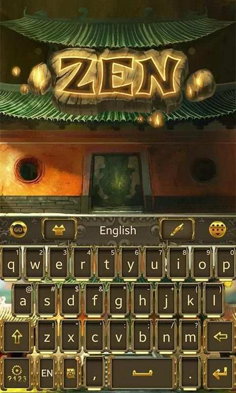 Zen GO Keyboard Theme & Emoji स्क्रीनशॉट 5