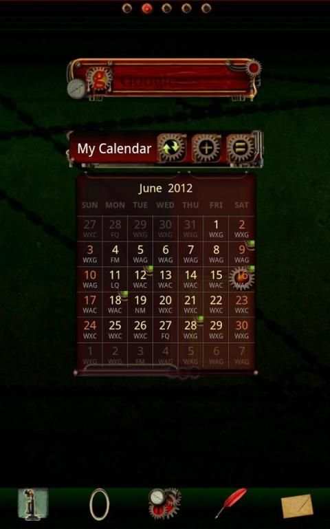 Steampunk Go Launcher Ex Theme скриншот 3