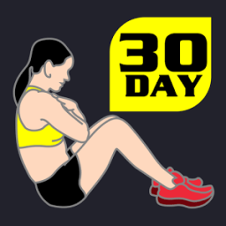 30 Day Sit Up Challenge Free आइकन