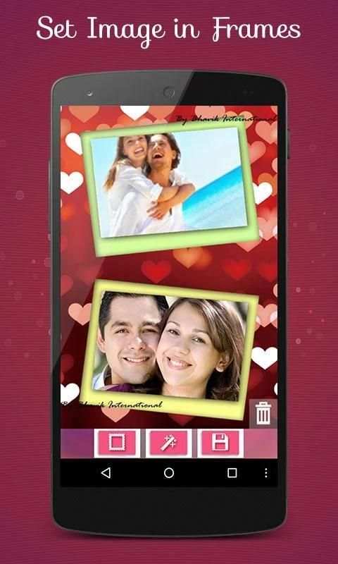 Couple Square Photo Frames स्क्रीनशॉट 2