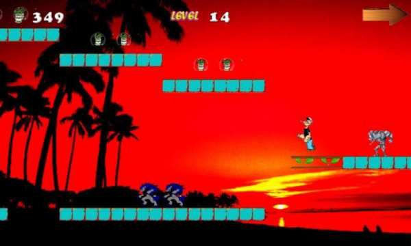 Angry Pop-eye Run 5 تصوير الشاشة