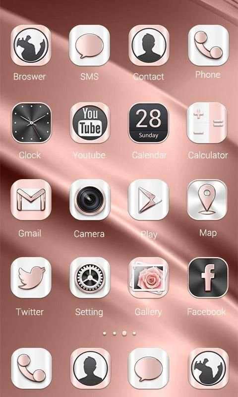 Rose Theme - ZERO Launcher screenshot 2