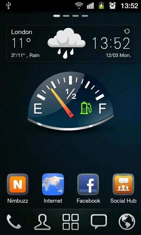 Gauge Battery Widget screenshot 4
