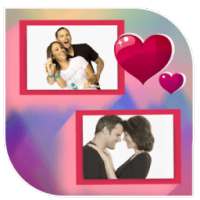 Couple Square Photo Frames