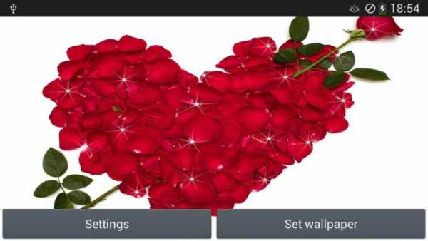 Rose Live Wallpaper screenshot 1
