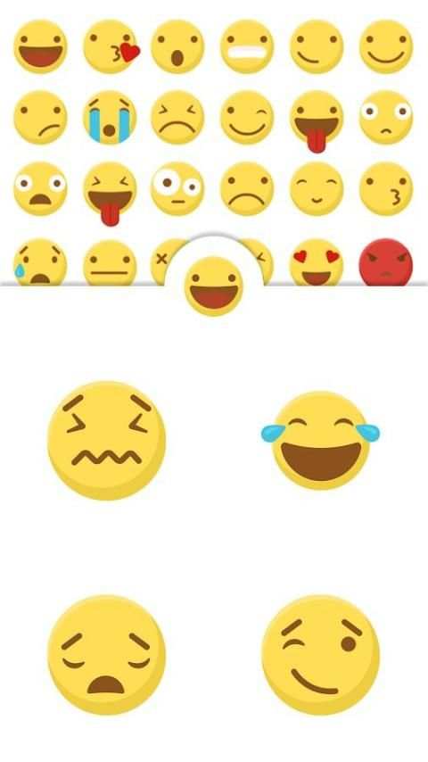 Smiles Emotions Emoji Stickers 1 تصوير الشاشة