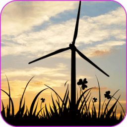 Sunset Windmill Live Wallpaper icon
