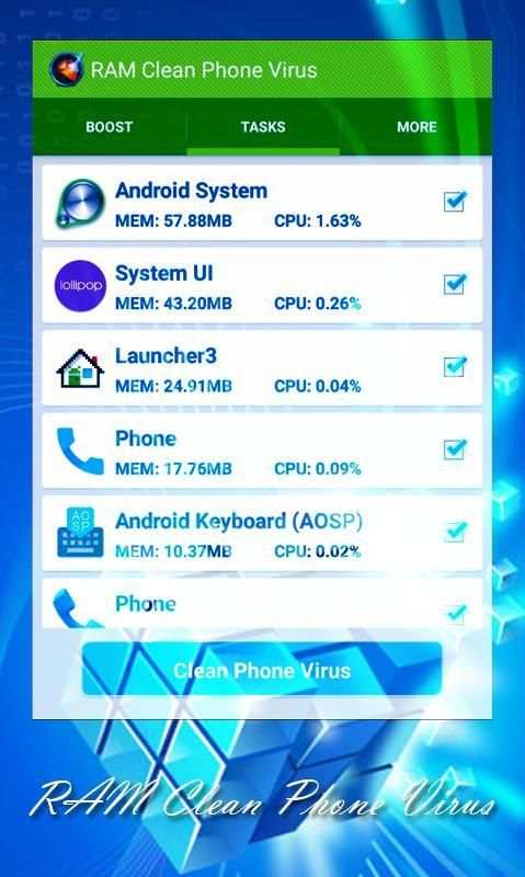 RAM Clean Phone Virus screenshot 2
