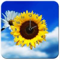 Flower Clock live Wallpaper on 9Apps