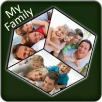 My Family Shape 3D Cube LWP