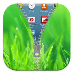 Nature Zipper Lock Screen иконка