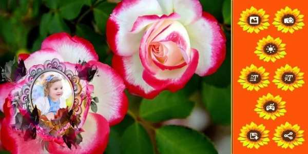 Flower Photo Frame screenshot 1